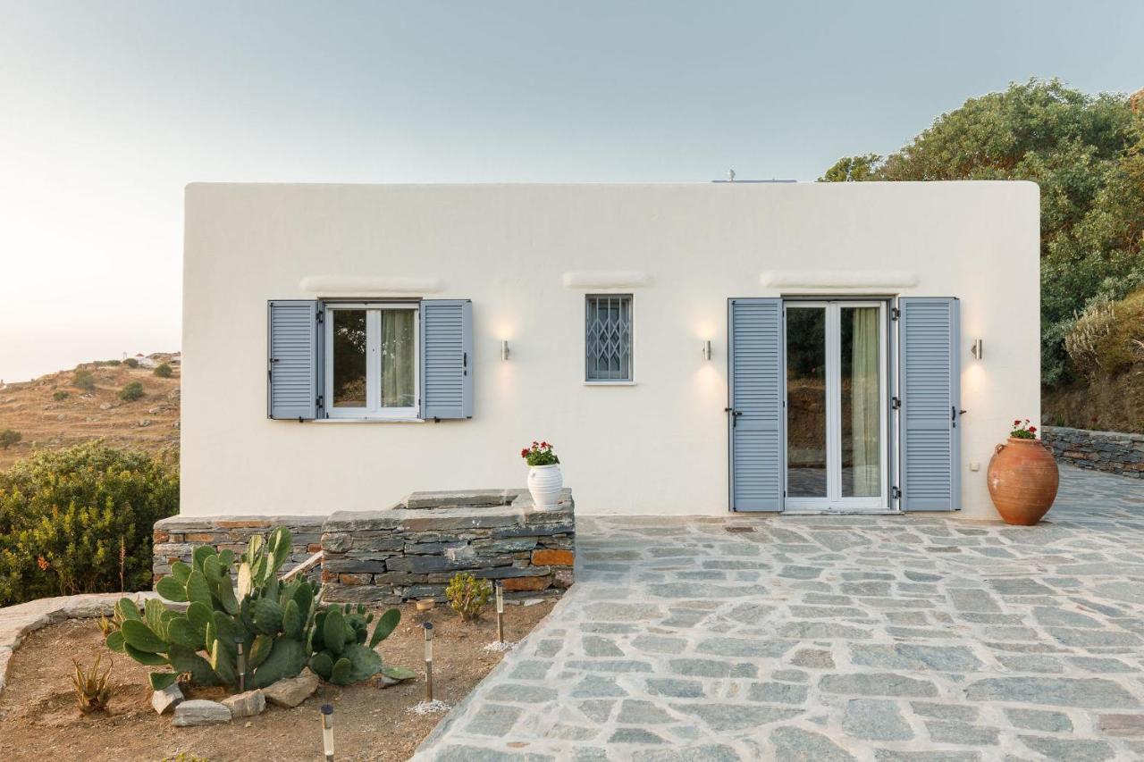 Cycladic Villa With Sea View! Ioulis Extérieur photo