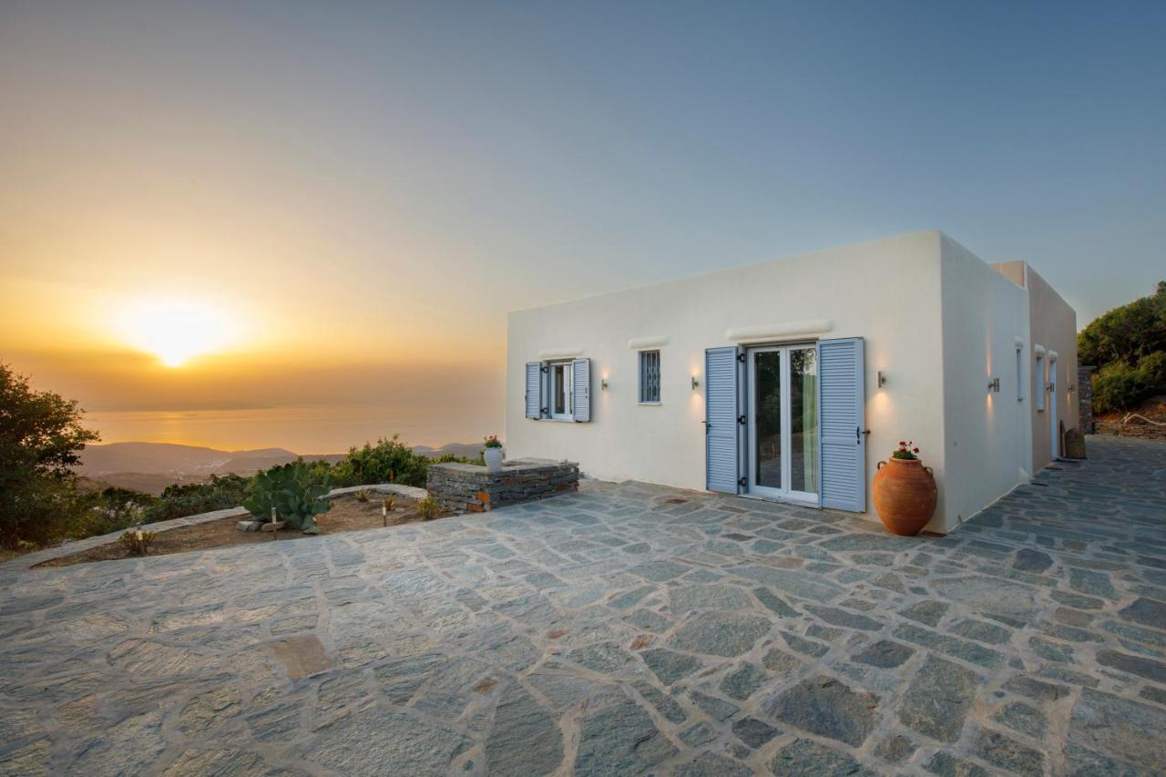 Cycladic Villa With Sea View! Ioulis Extérieur photo