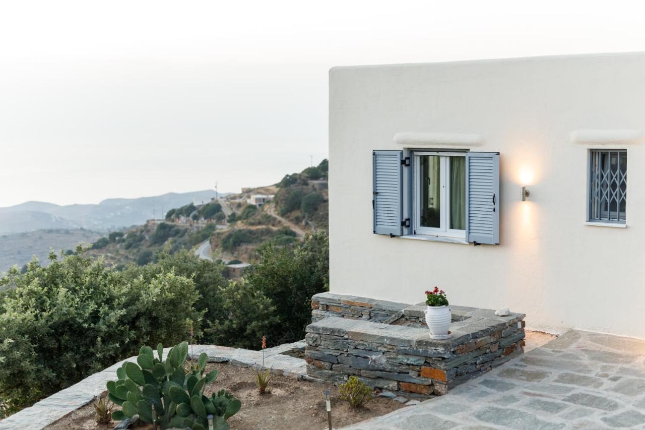 Cycladic Villa With Sea View! Ioulis Extérieur photo