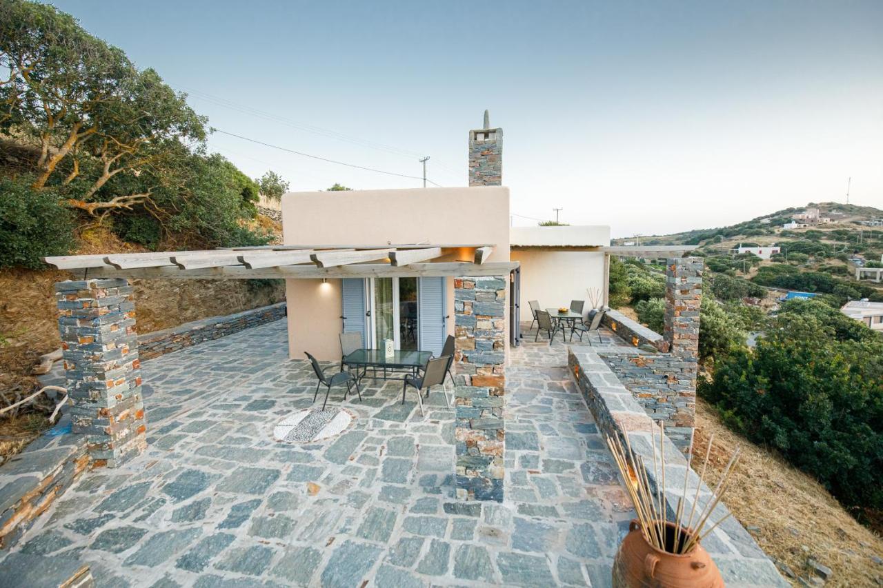 Cycladic Villa With Sea View! Ioulis Extérieur photo