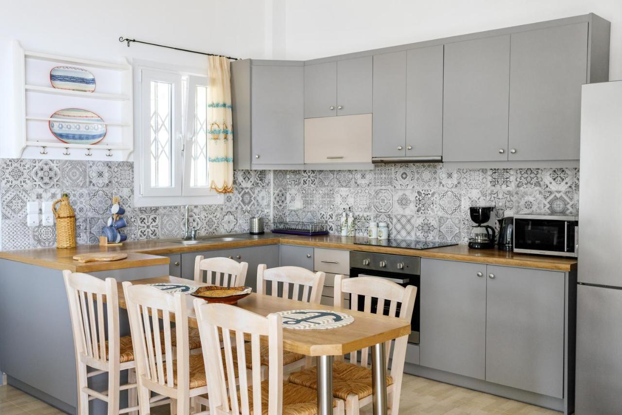 Cycladic Villa With Sea View! Ioulis Extérieur photo