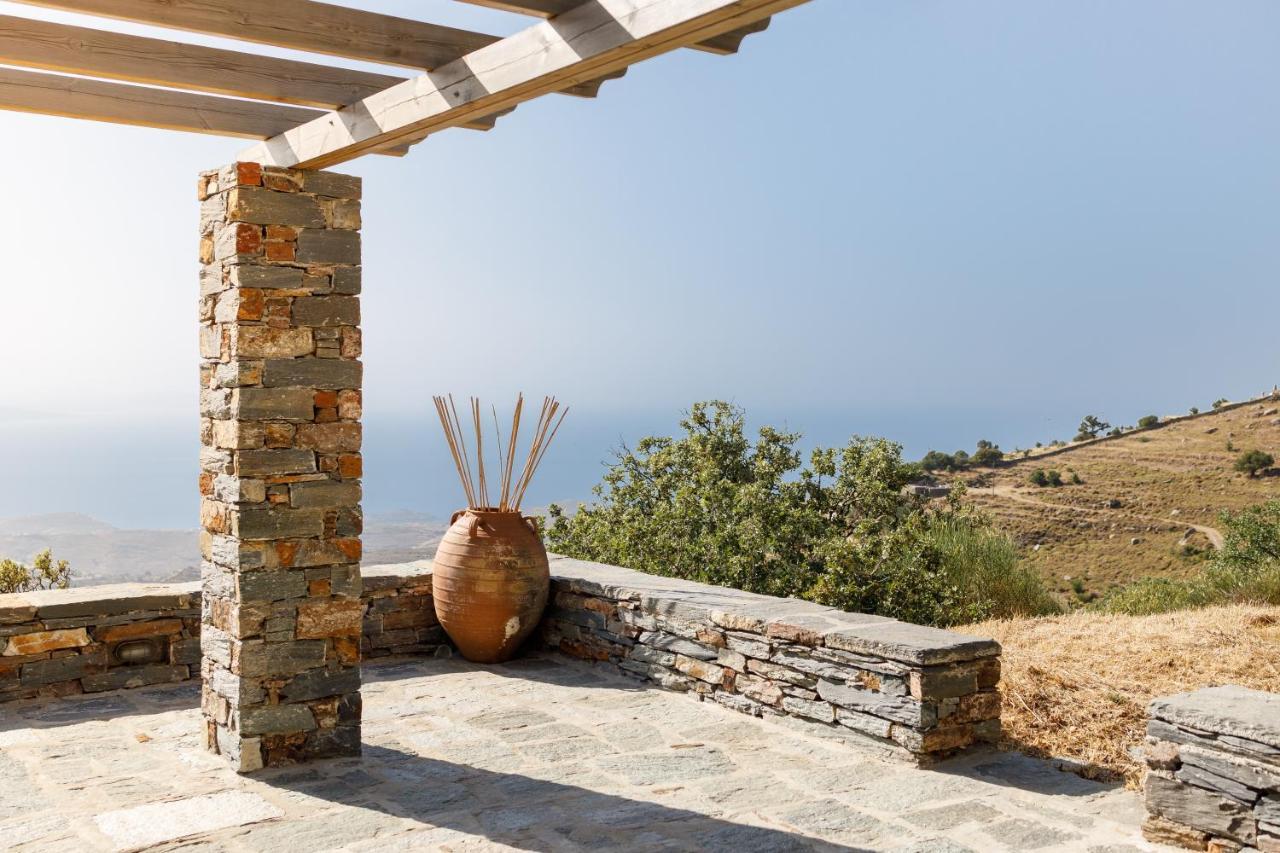Cycladic Villa With Sea View! Ioulis Extérieur photo