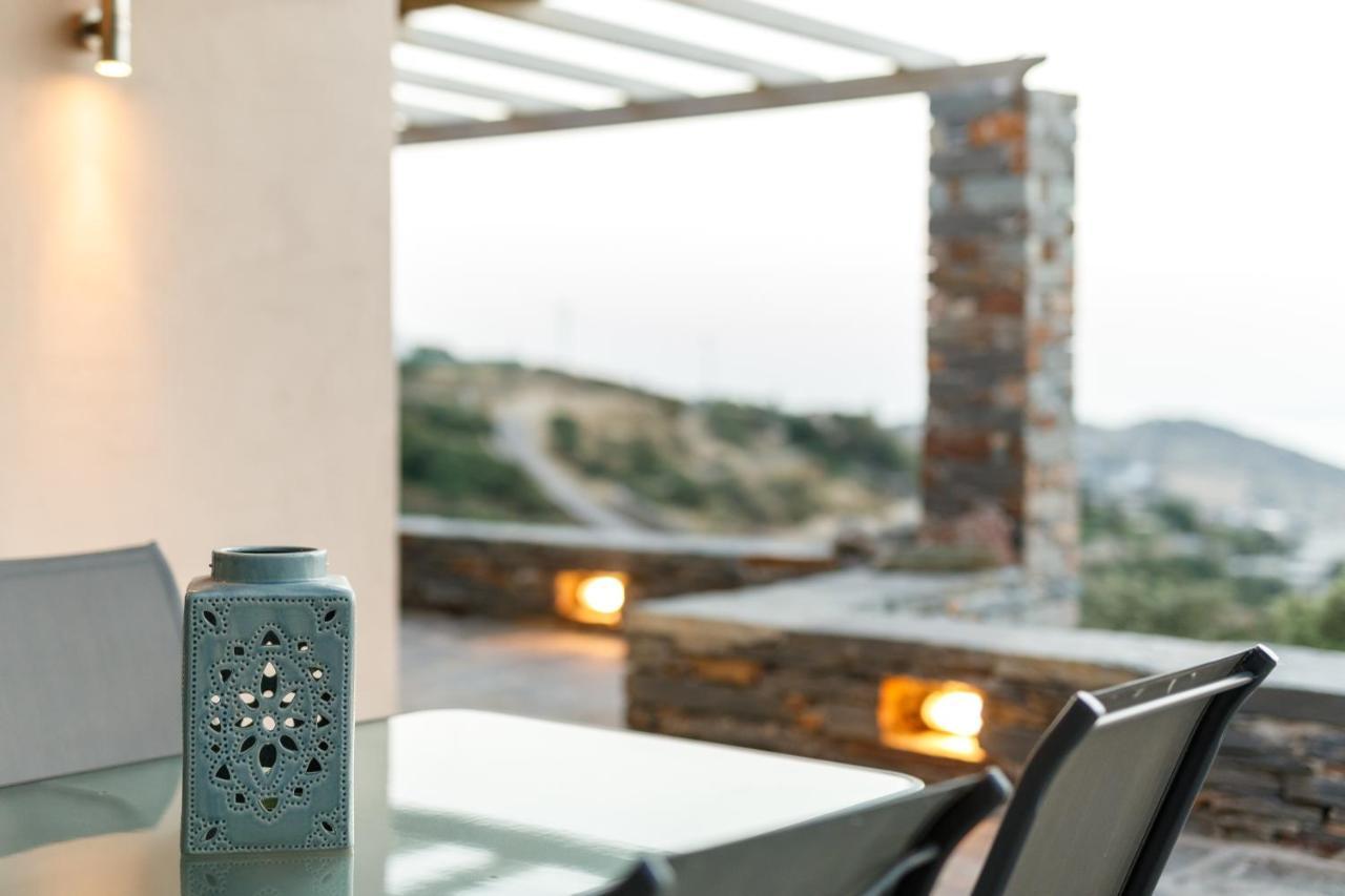 Cycladic Villa With Sea View! Ioulis Extérieur photo