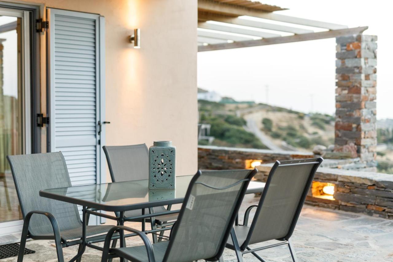 Cycladic Villa With Sea View! Ioulis Extérieur photo