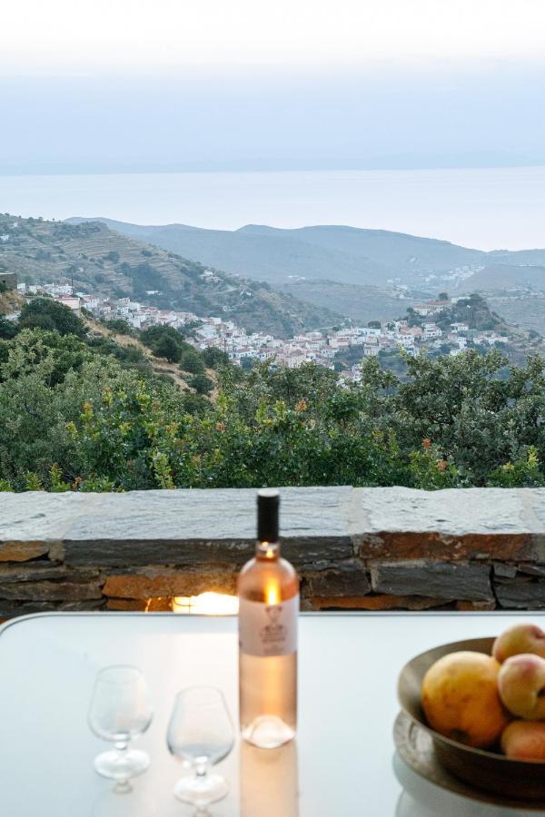 Cycladic Villa With Sea View! Ioulis Extérieur photo