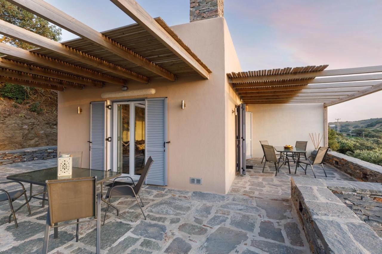 Cycladic Villa With Sea View! Ioulis Extérieur photo