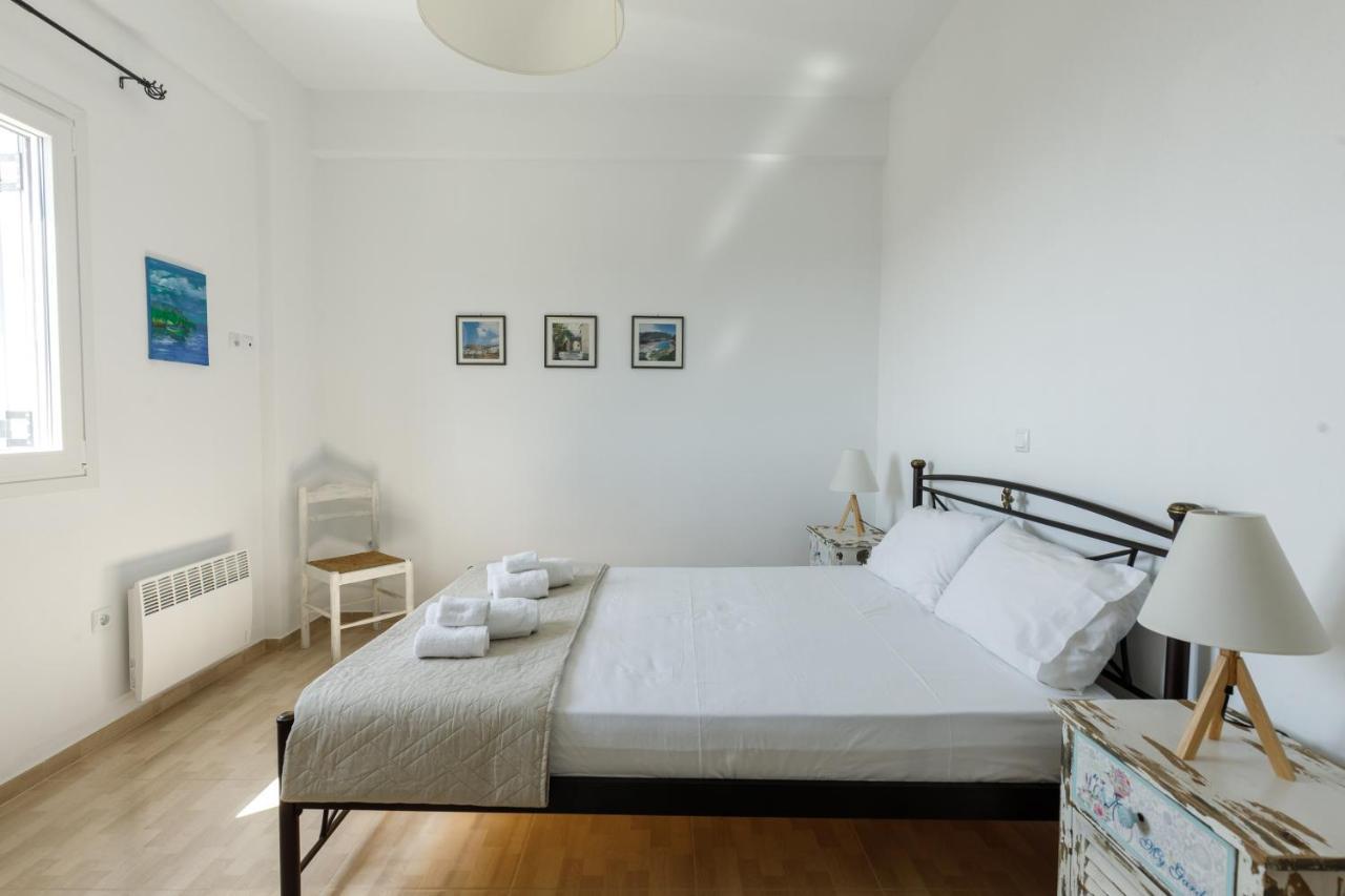Cycladic Villa With Sea View! Ioulis Extérieur photo