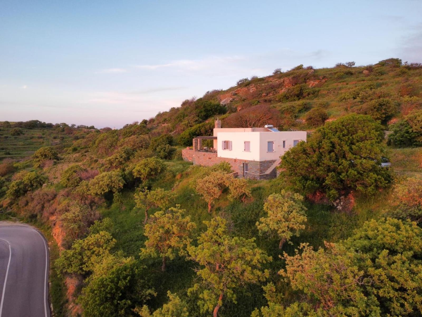 Cycladic Villa With Sea View! Ioulis Extérieur photo