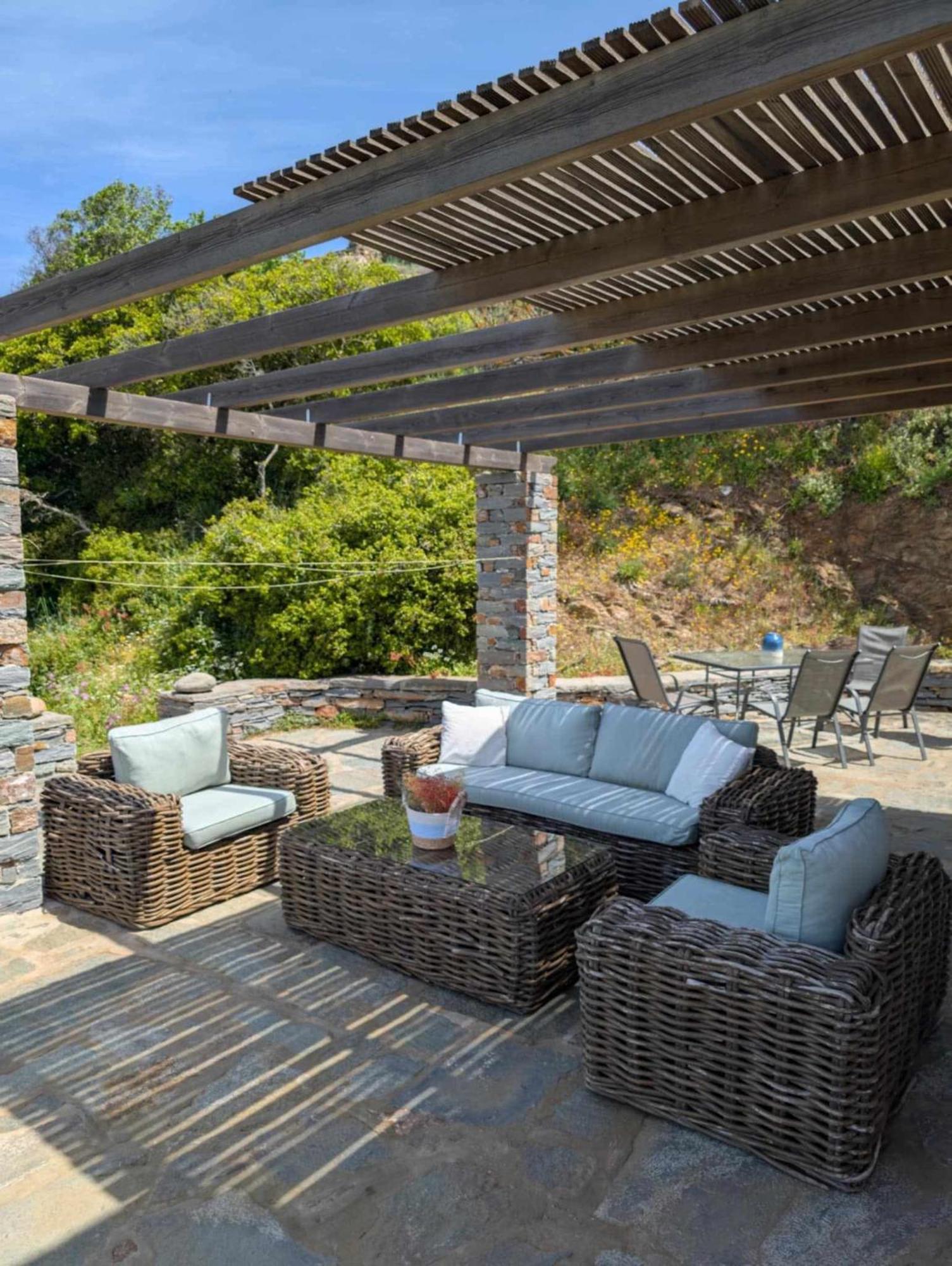 Cycladic Villa With Sea View! Ioulis Extérieur photo